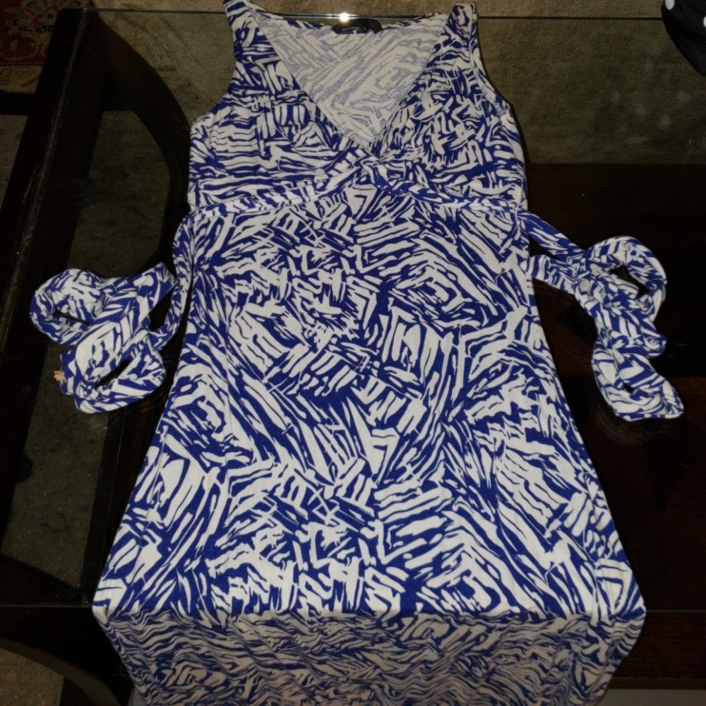 BCBGMaxAzria Knit Maxi Dress with Tie